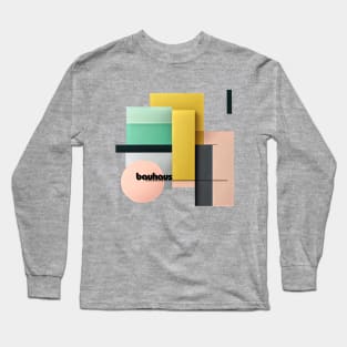 Bauhaus Painted in Pastels Long Sleeve T-Shirt